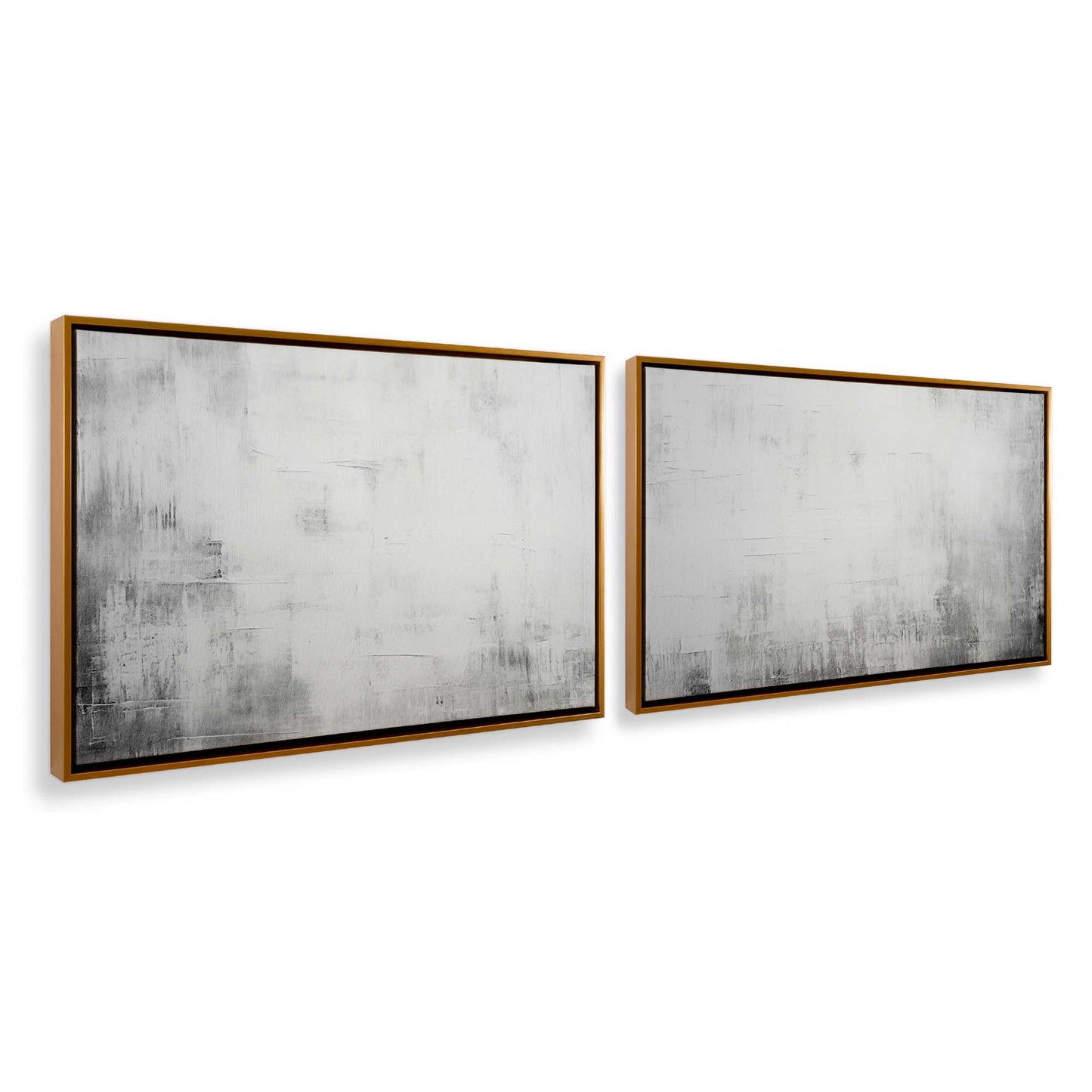 [Color:Polished Gold], Picture of art in a Polished Gold frame at an angle