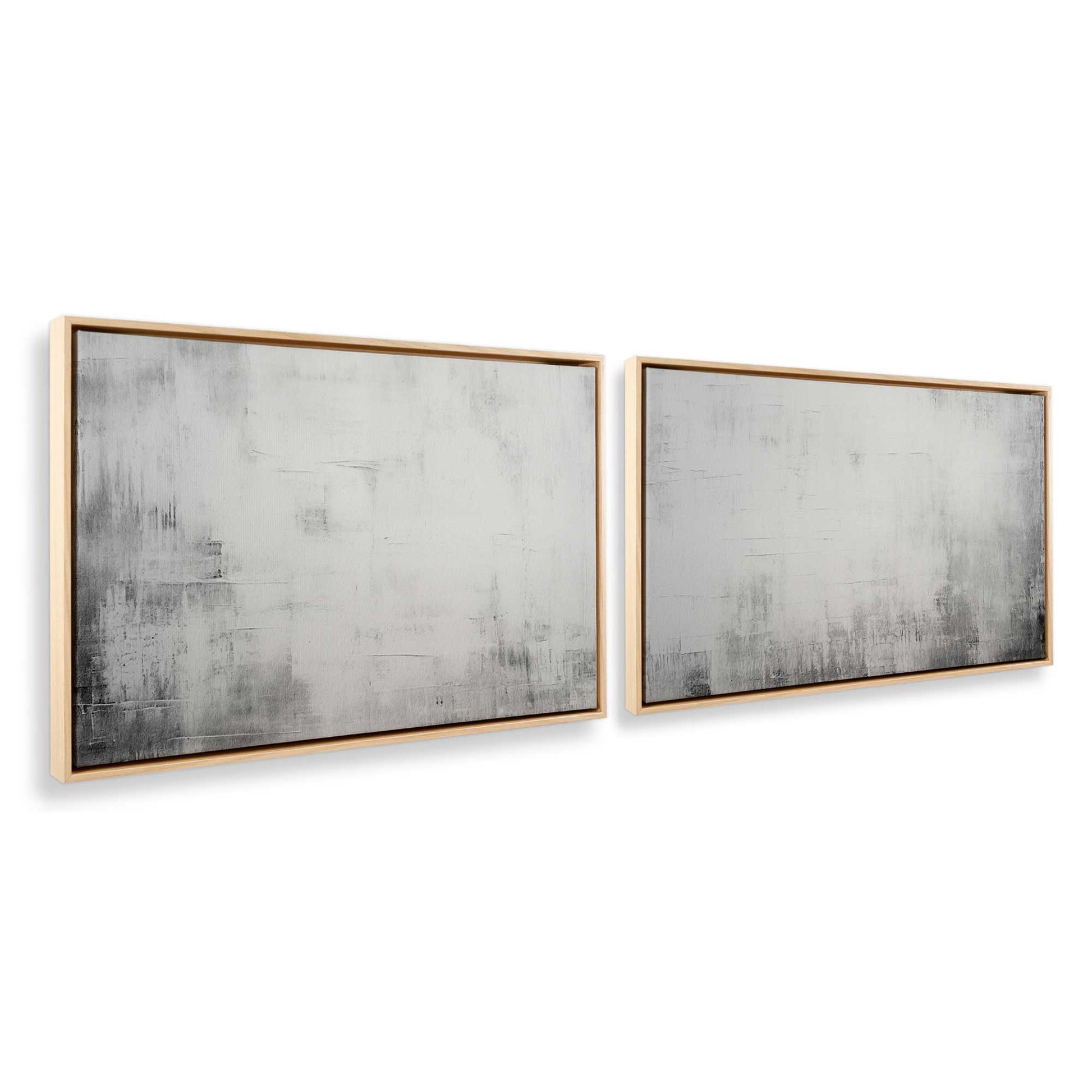 [Color:American Maple], Picture of art in a American Maple frame at an angle