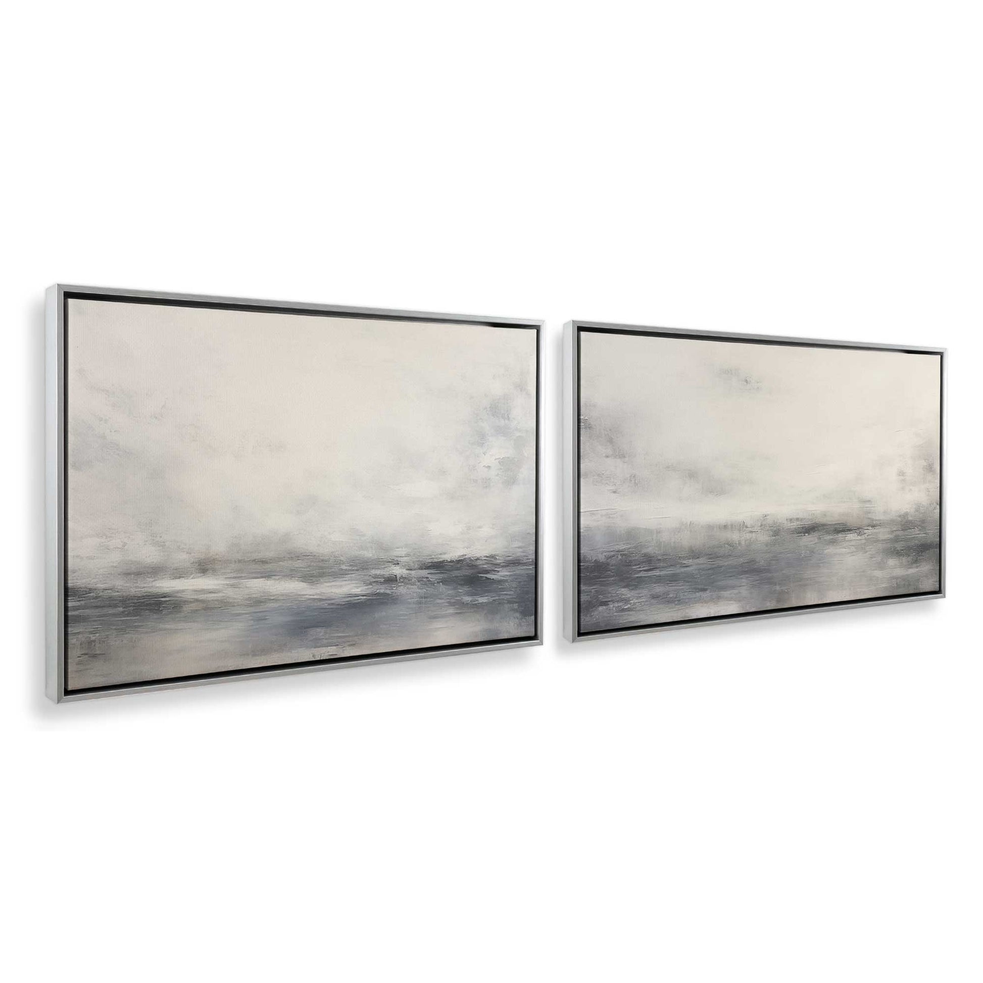 [Color:Polished Chrome], Picture of art in a Polished Chrome frame at an angle