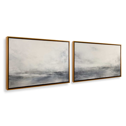 [Color:Polished Gold], Picture of art in a Polished Gold frame at an angle
