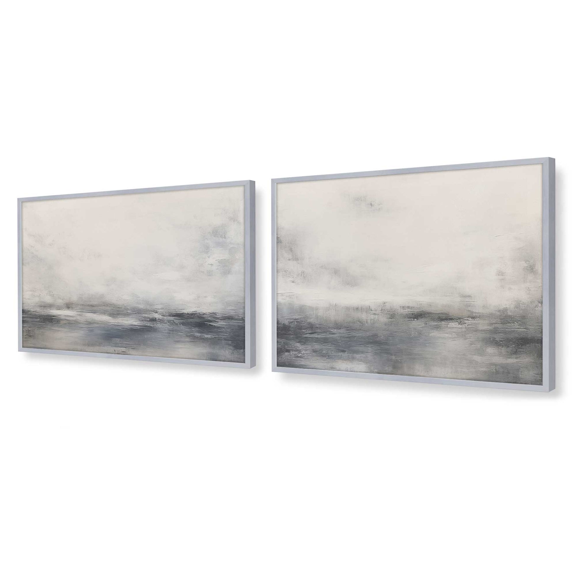 [Color:Polished Chrome], Picture of art in a Polished Chrome frame at an angle