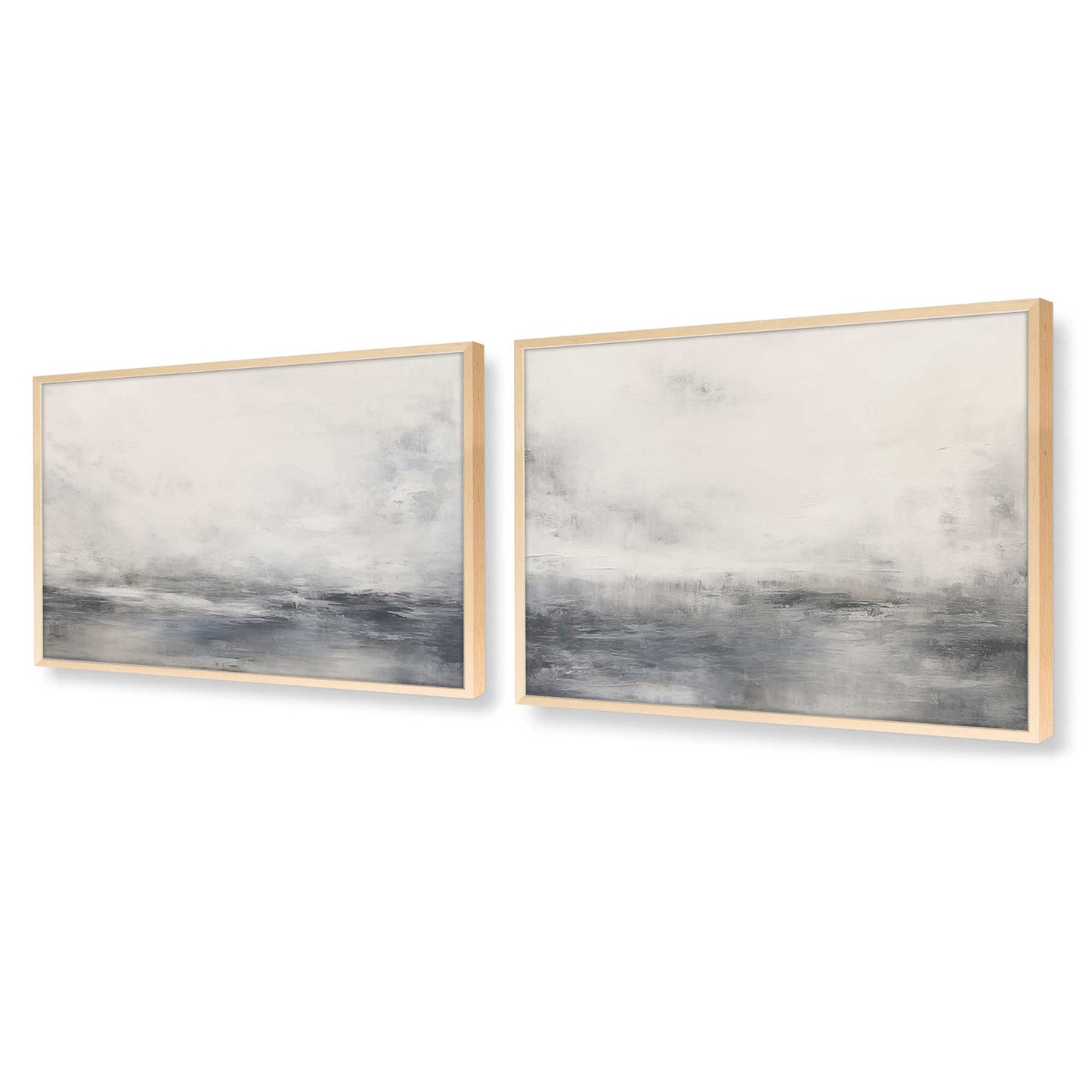 [Color:Raw Maple], Picture of art in a Raw Maple frame at an angle