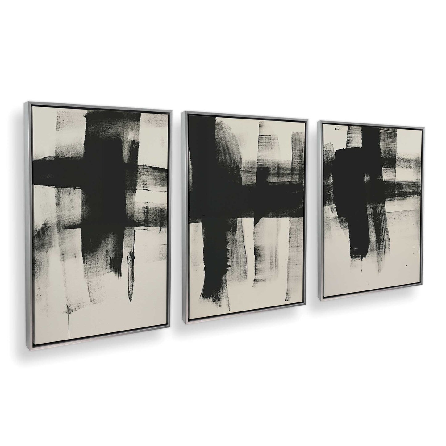 [Color:Polished Chrome], Picture of art in a Polished Chrome frame at an angle
