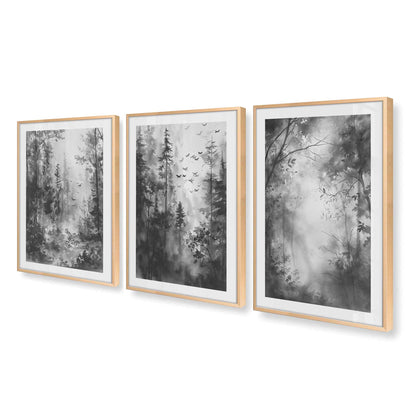 [Color:Raw Maple], Picture of art in a Raw Maple frame at an angle