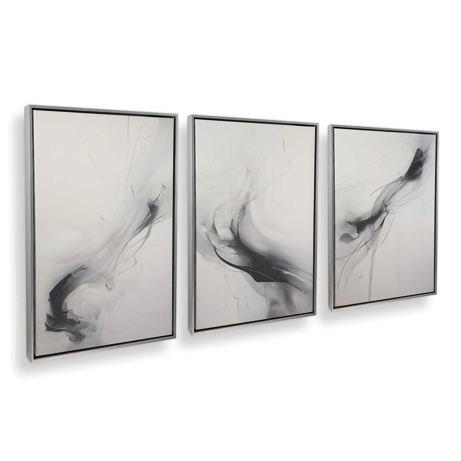 [Color:Polished Chrome], Picture of art in a Polished Chrome frame at an angle