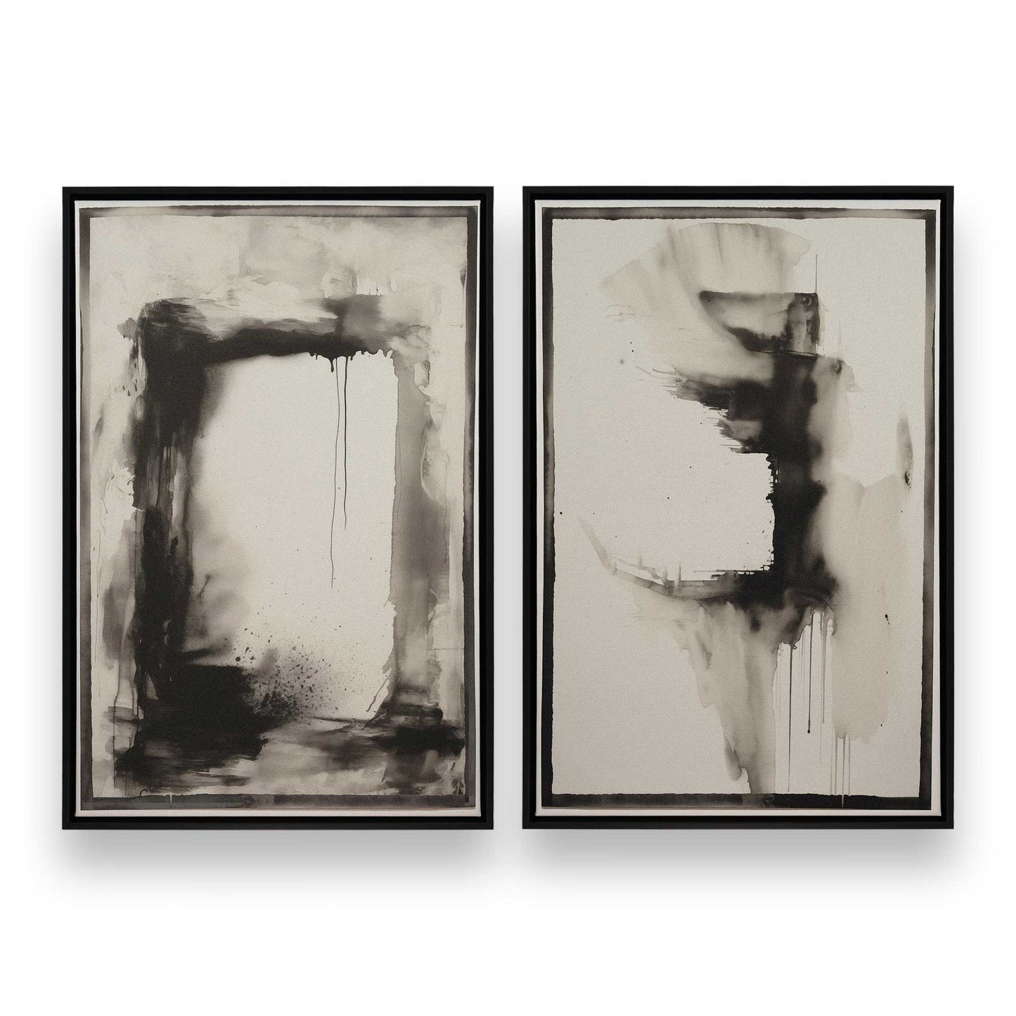 [Color:Satin Black], Picture of art in a Satin Black frame