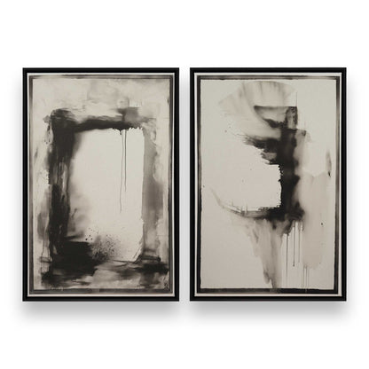 [Color:Satin Black], Picture of art in a Satin Black frame