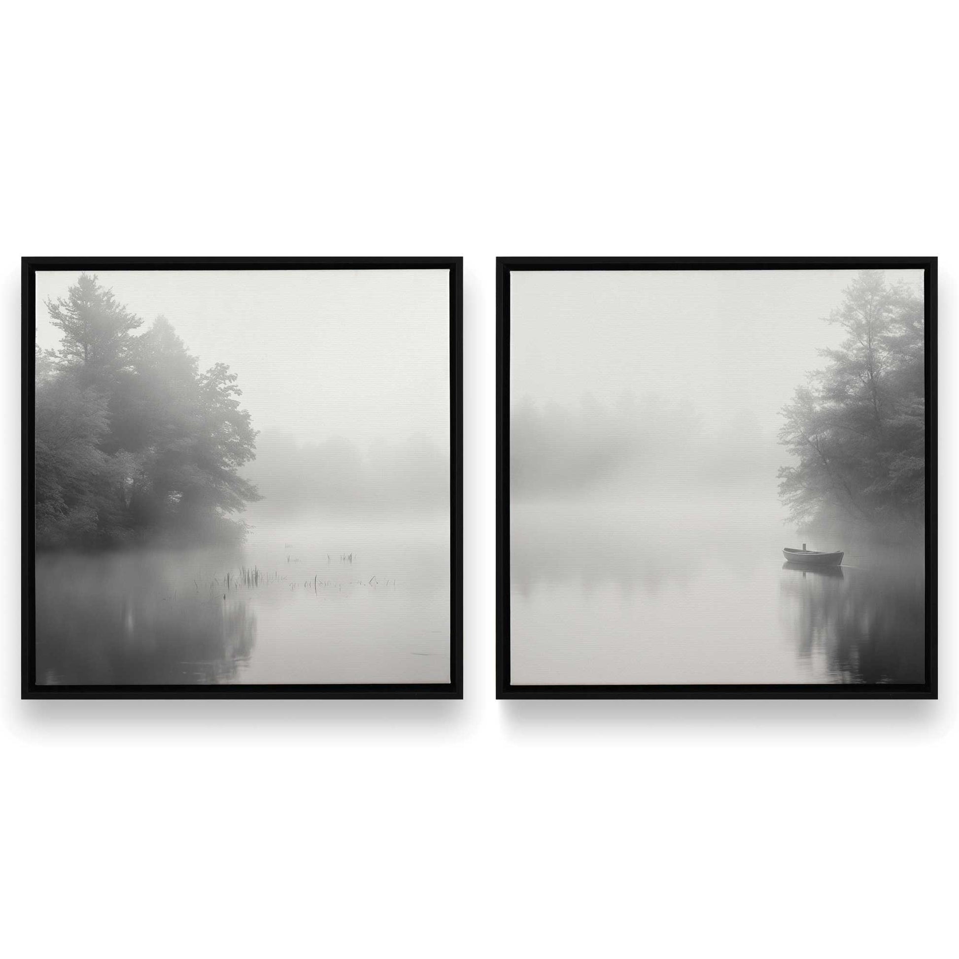 [Color:Satin Black], Picture of art in a Satin Black frame