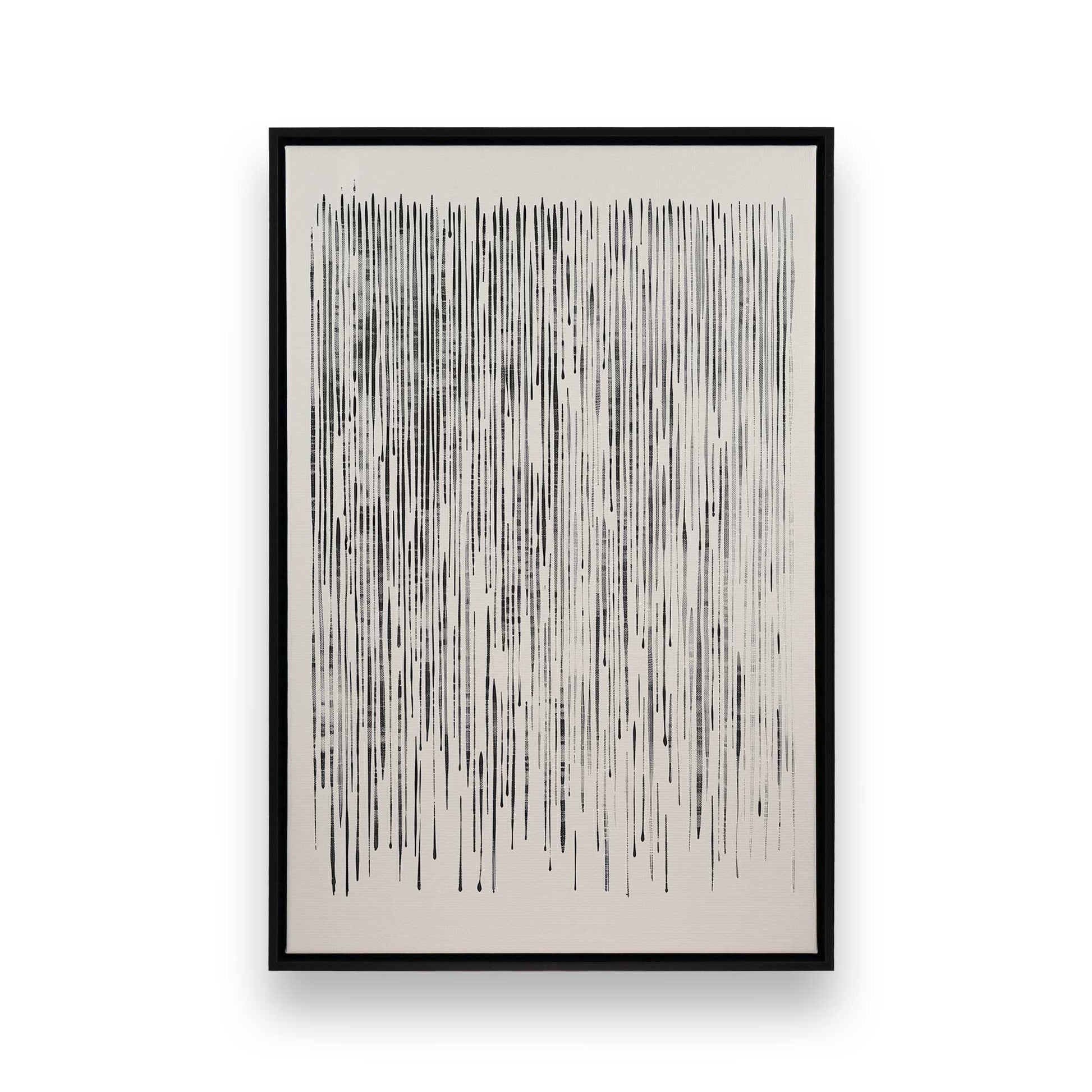[Color:Satin Black], Picture of art in a Satin Black frame