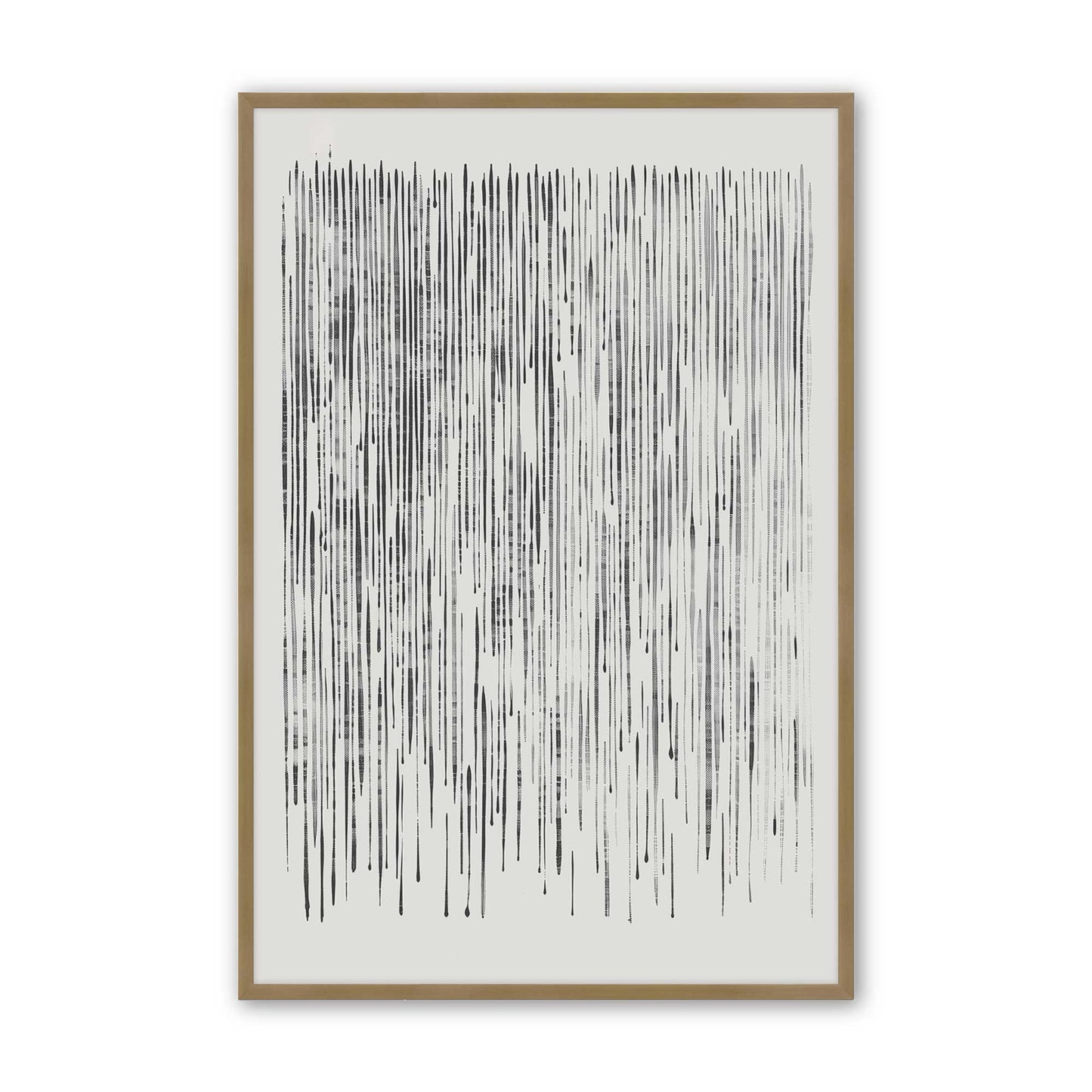 [Color:Brushed Gold], Picture of art in a Brushed Gold frame