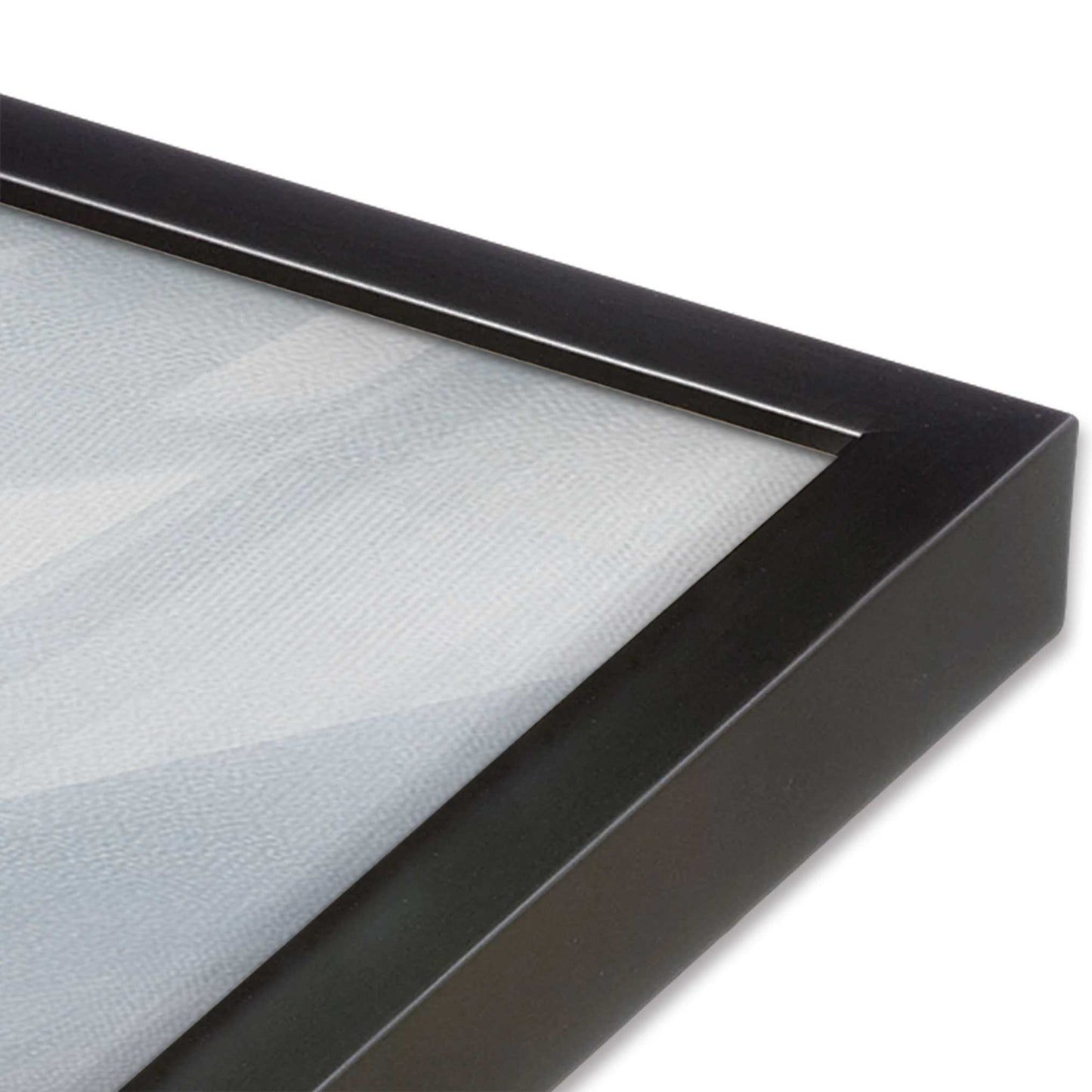 [Color:Weathered Zinc], Picture of art in a Weathered Zinc frame of the corner