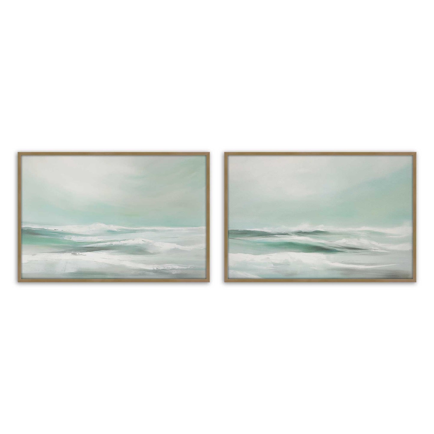 [Color:Brushed Gold], Picture of art in a Brushed Gold frame