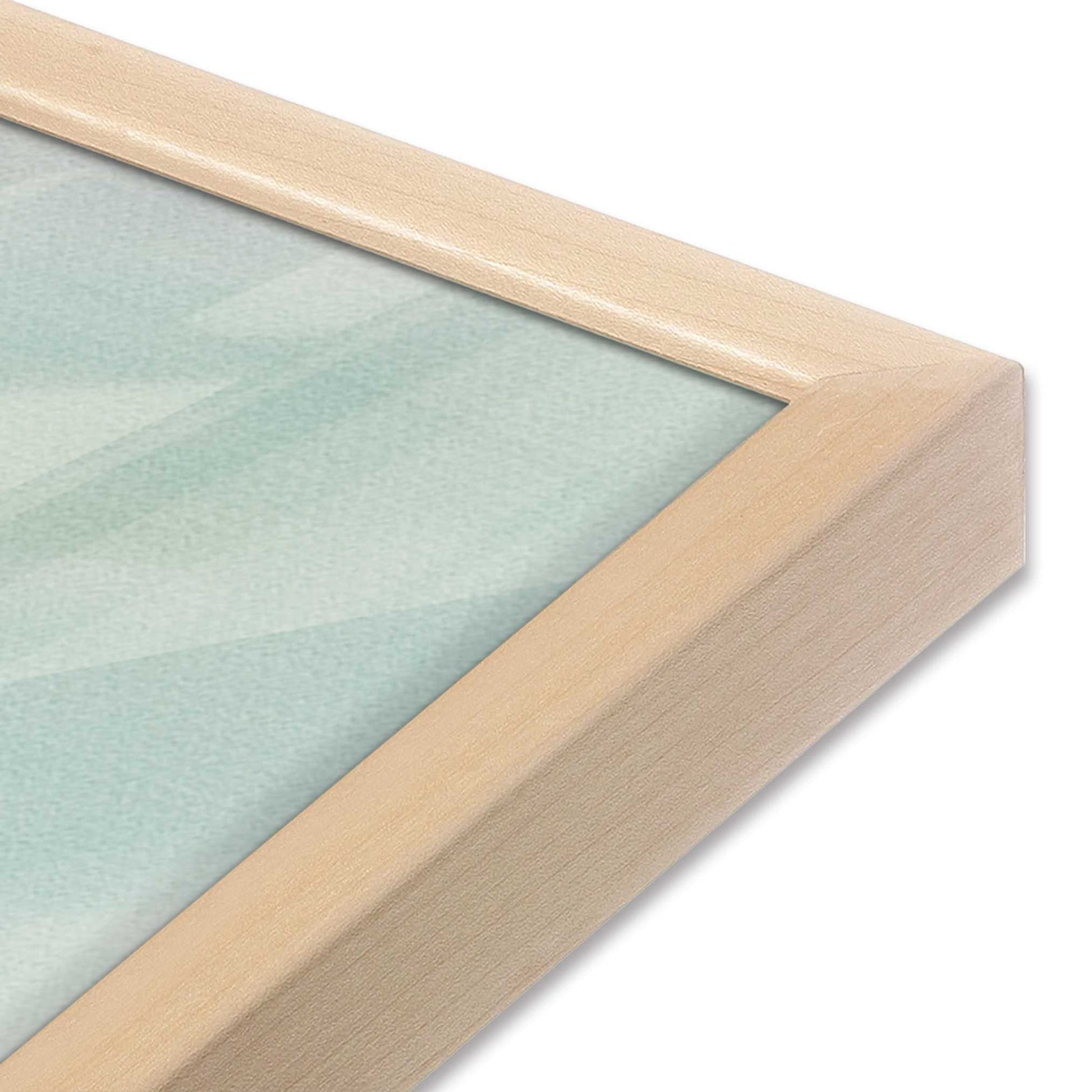[Color:Raw Maple], Picture of art in a Raw Maple frame of the corner