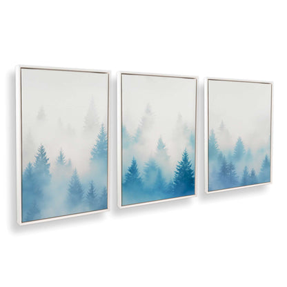 [Color:Opaque White], Picture of art in a White frame at an angle