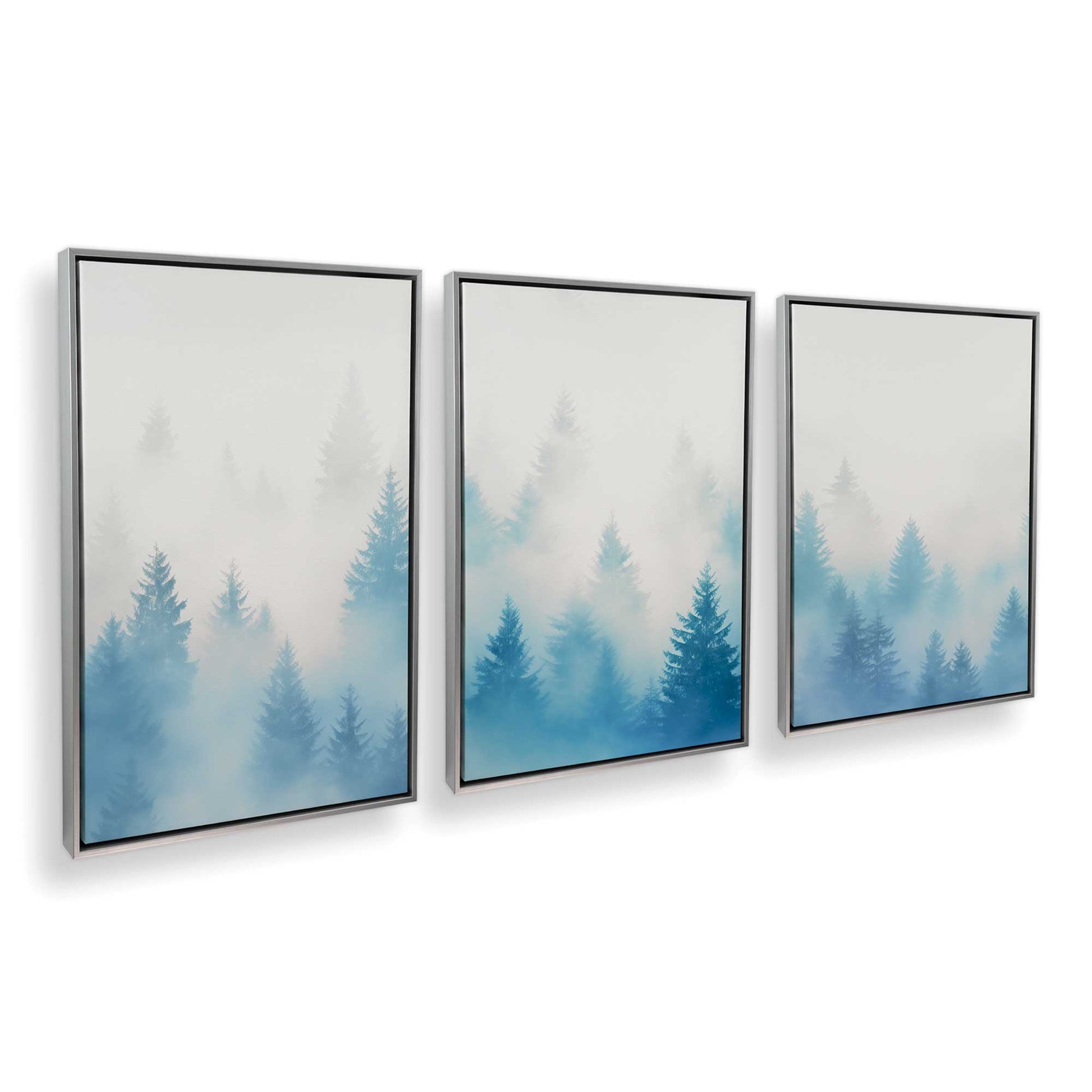 [Color:Polished Chrome], Picture of art in a Polished Chrome frame at an angle