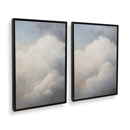 [Color:Satin Black], Picture of art in a Satin Black frame at an angle
