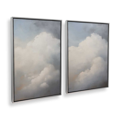 [Color:Polished Chrome], Picture of art in a Polished Chrome frame at an angle