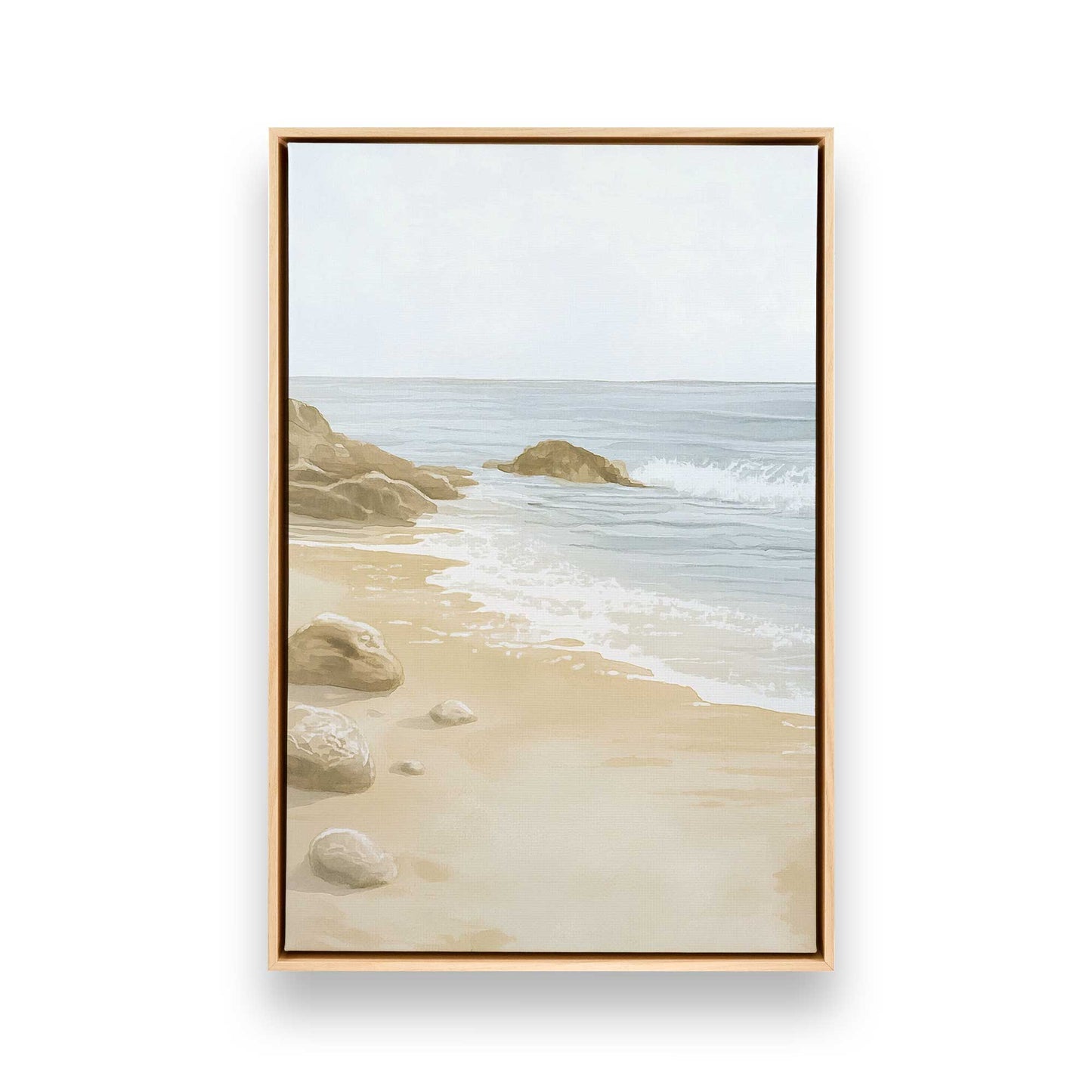 [Color:American Maple], Picture of art in a American Maple frame