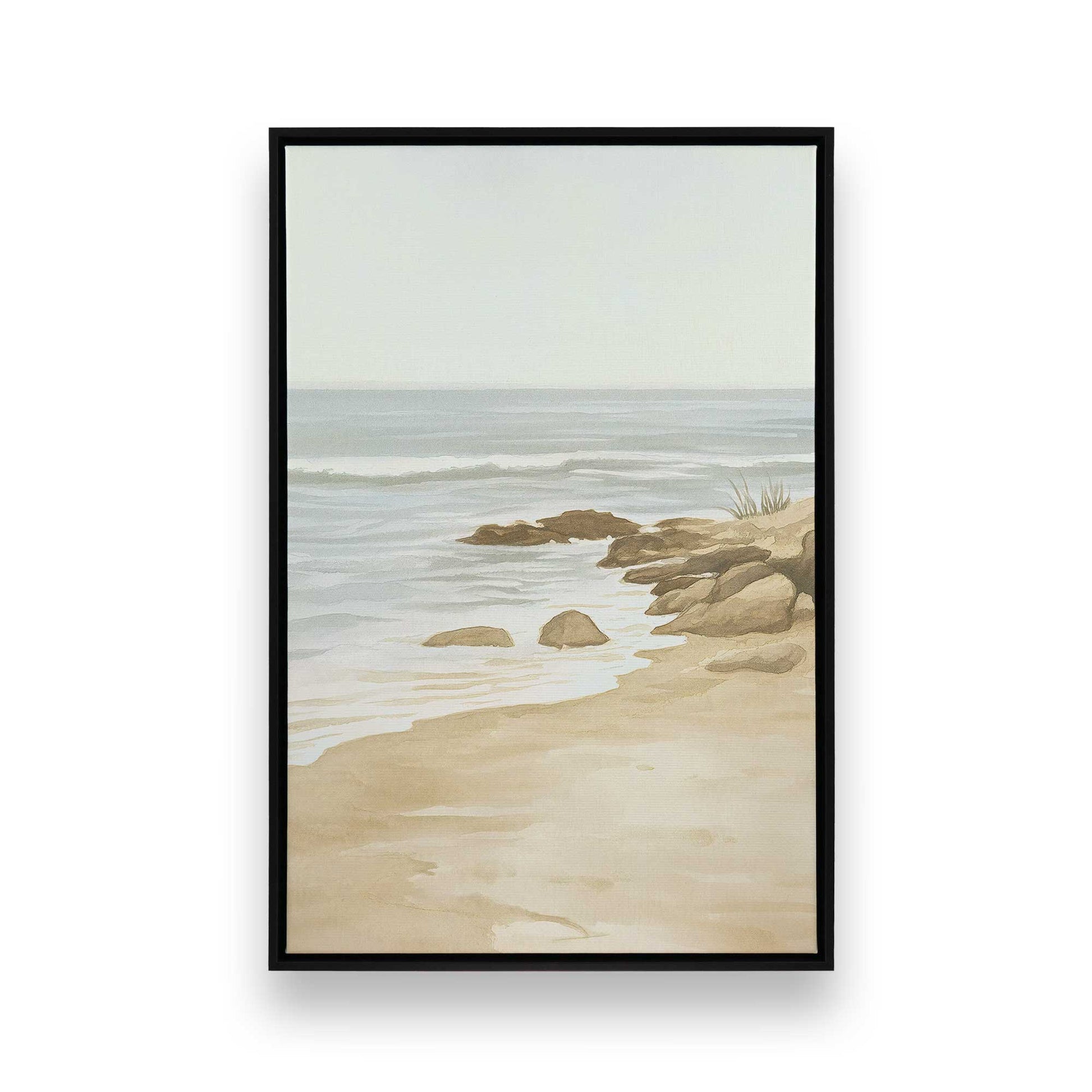 [Color:Satin Black], Picture of art in a Satin Black frame