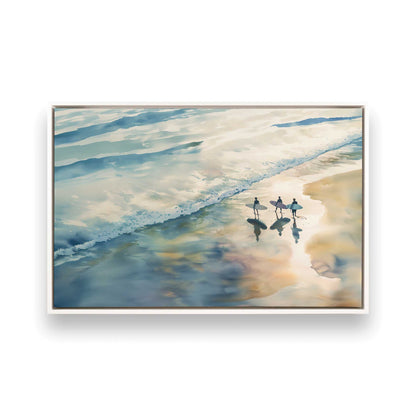 [Color:Opaque White], Picture of art in a White frame