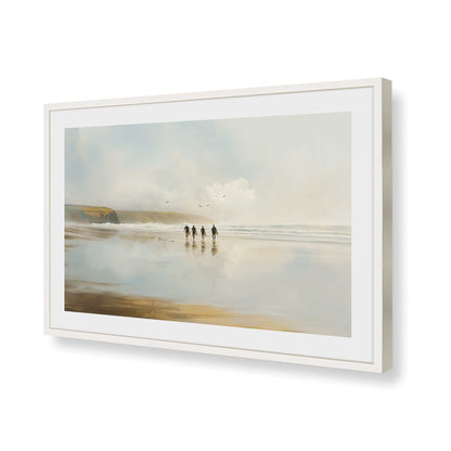 [Color:Opaque White], Picture of art in a Opaque White frame of the corner