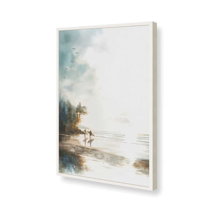 [Color:Opaque White], Picture of art in a Opaque White frame of the corner