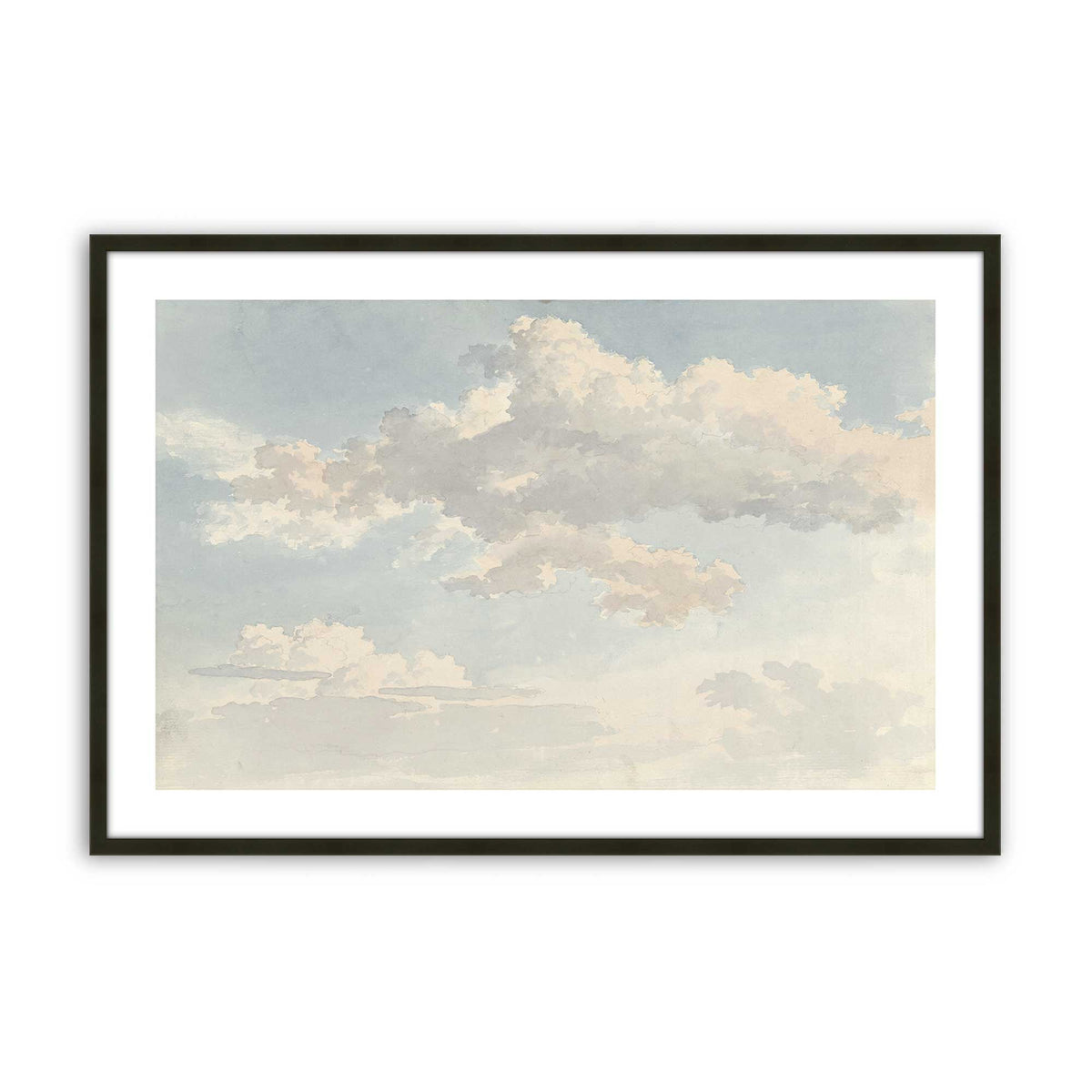 [Color:Satin Black], Picture of art in a Polished Chrome frame