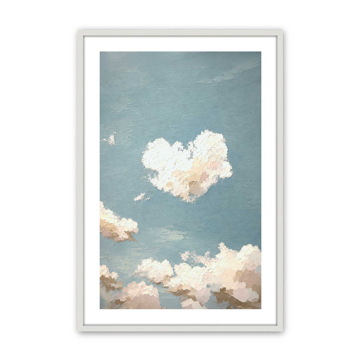 [Color:Opaque White], Picture of art in a Opaque White frame