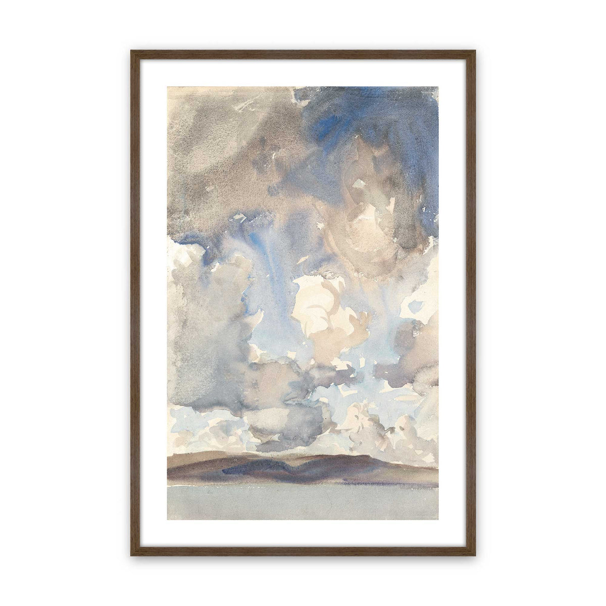[Color:Walnut], Picture of art in a Walnut frame