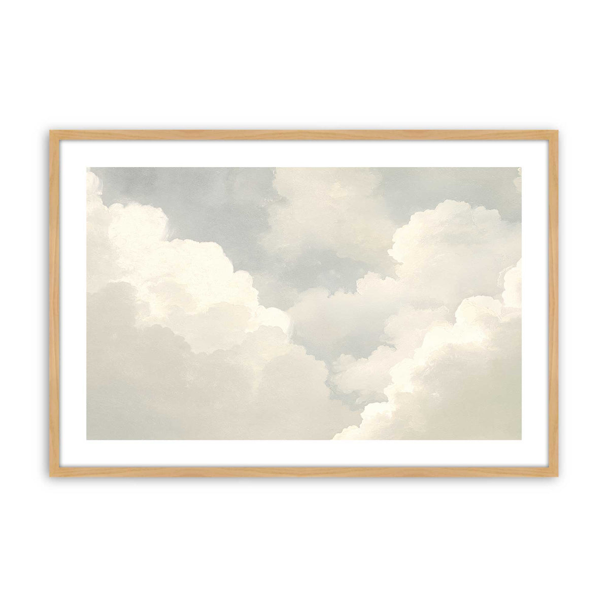 [Color:American Maple], Picture of art in a Polished Chrome frame