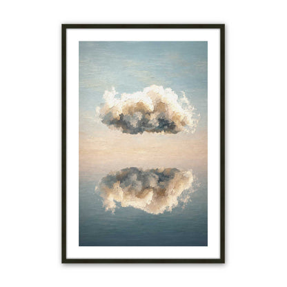 [Color:Satin Black], Picture of art in a Satin Black frame