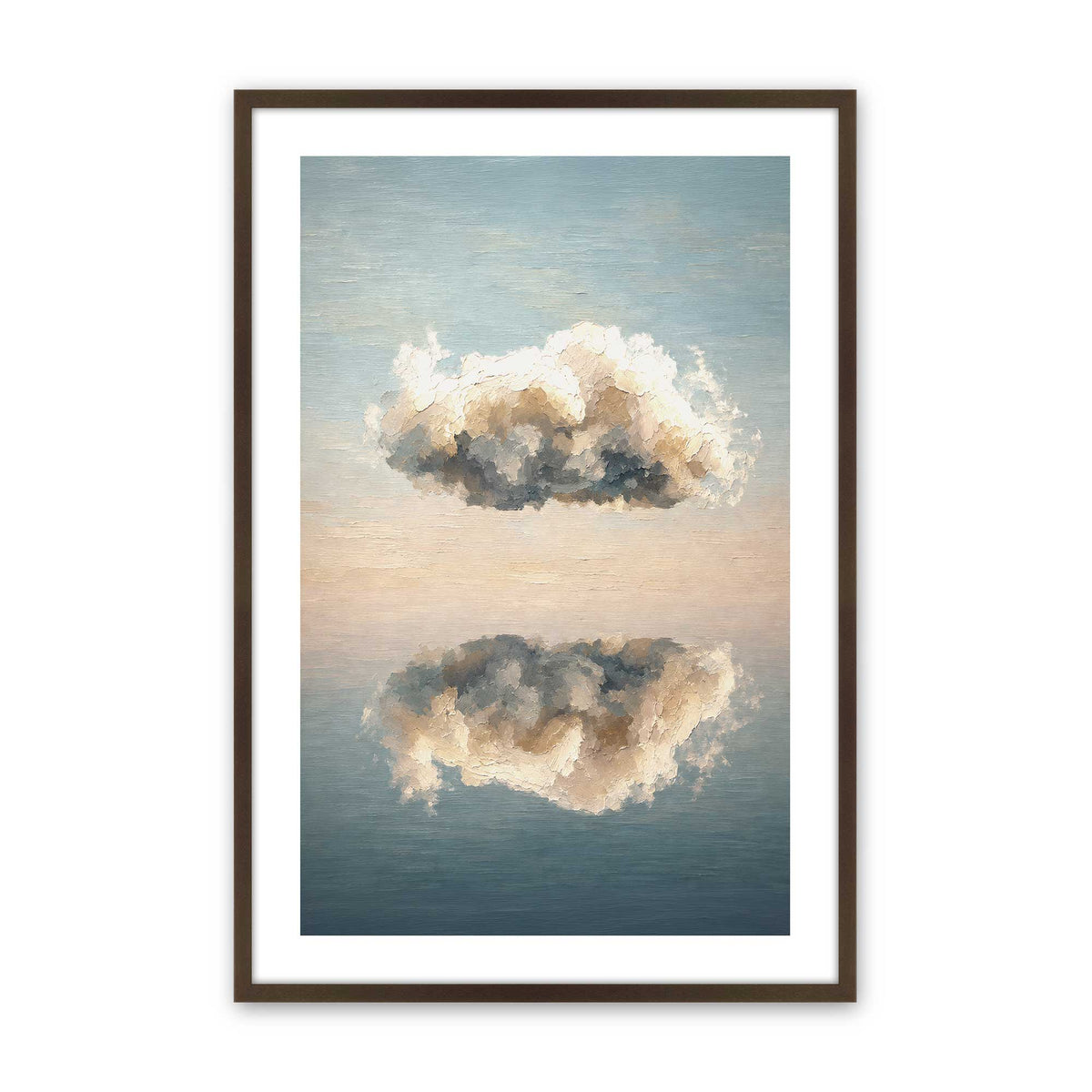 [Color:Belvinder Brown], Picture of art in a Belvinder Brown frame