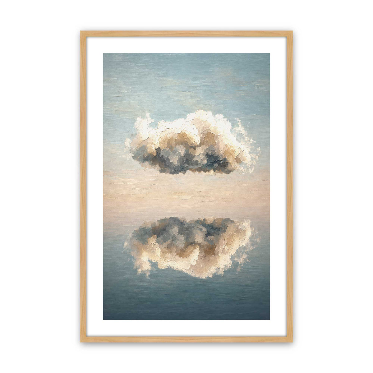 [Color:American Maple], Picture of art in a American Maple frame