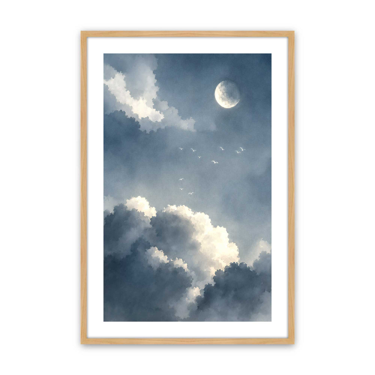 [Color:American Maple], Picture of art in a American Maple frame