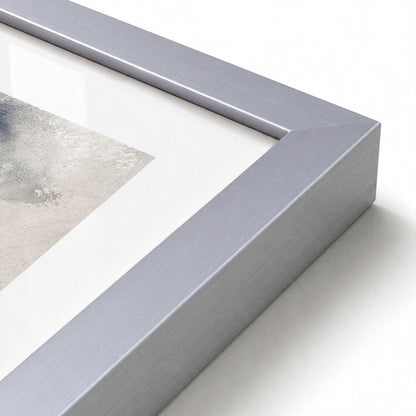 [Color:Polished Chrome], Picture of art in a Polished Chrome frame at an angle