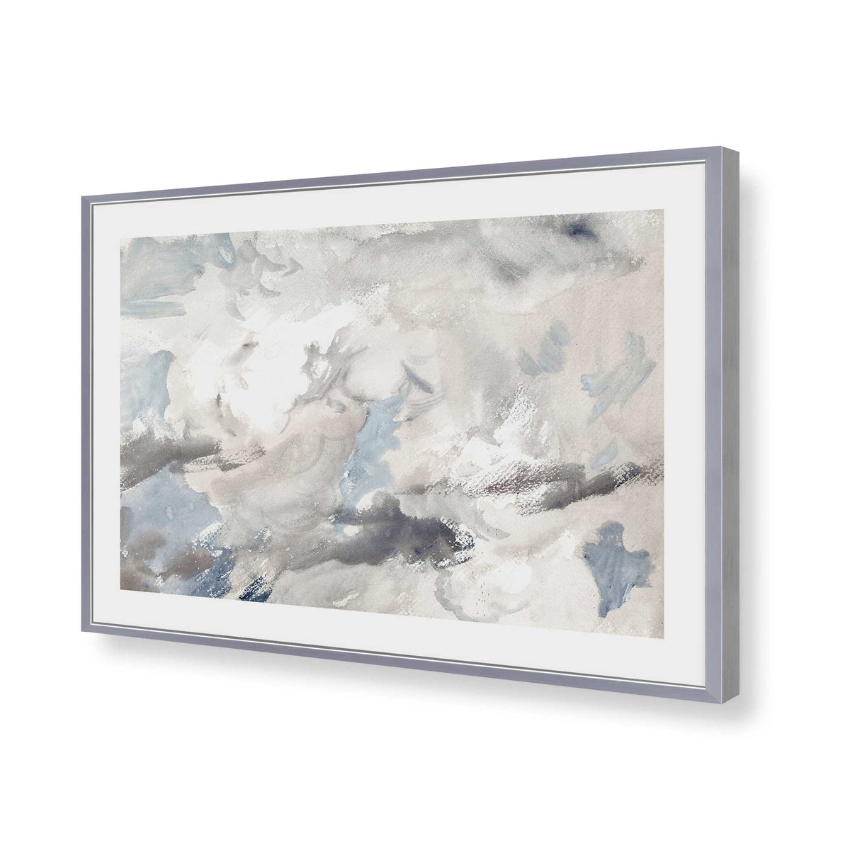 [Color:Polished Chrome], Picture of art in a Polished Chrome frame of the corner