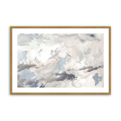 [Color:Polished Gold], Picture of art in a Polished Chrome frame