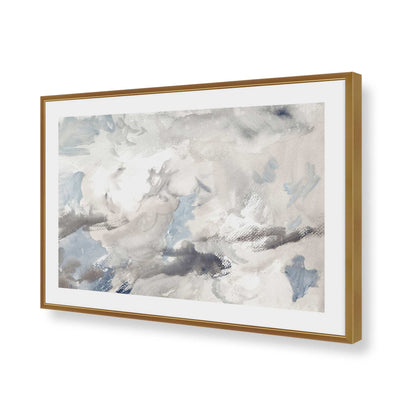 [Color:Polished Gold], Picture of art in a Polished Chrome frame of the corner