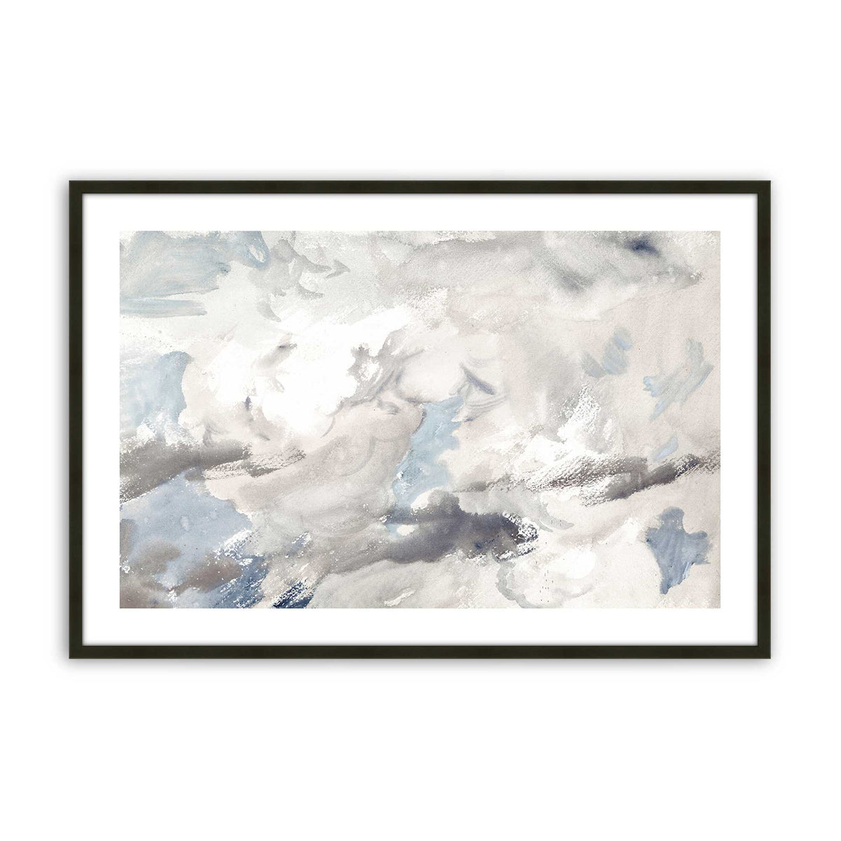 [Color:Satin Black], Picture of art in a Polished Chrome frame