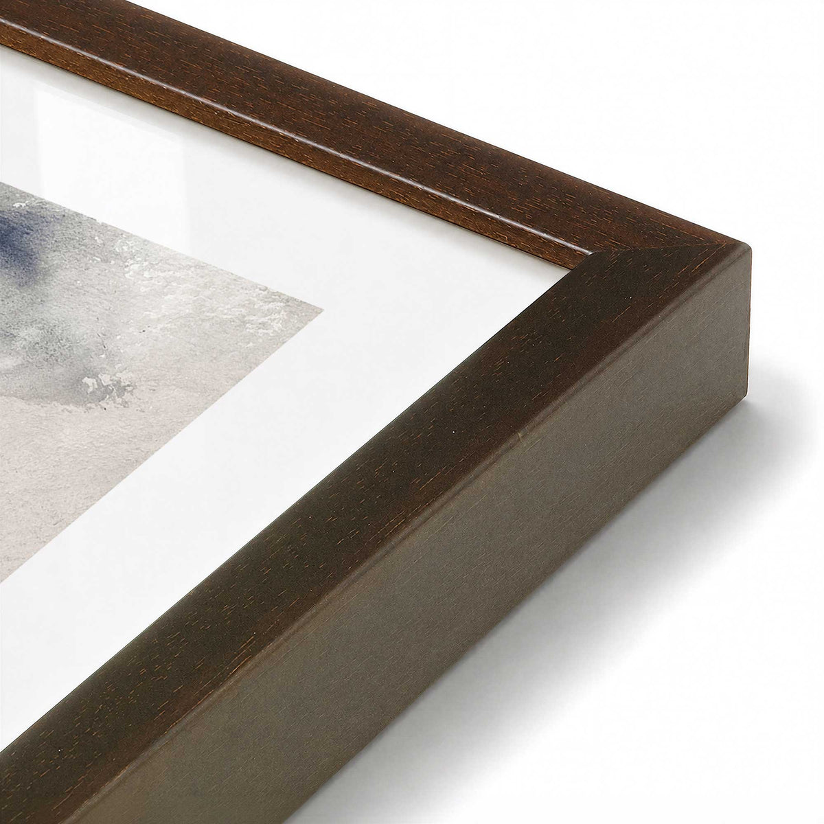 [Color:Belvinder Brown], Picture of art in a Polished Chrome frame at an angle