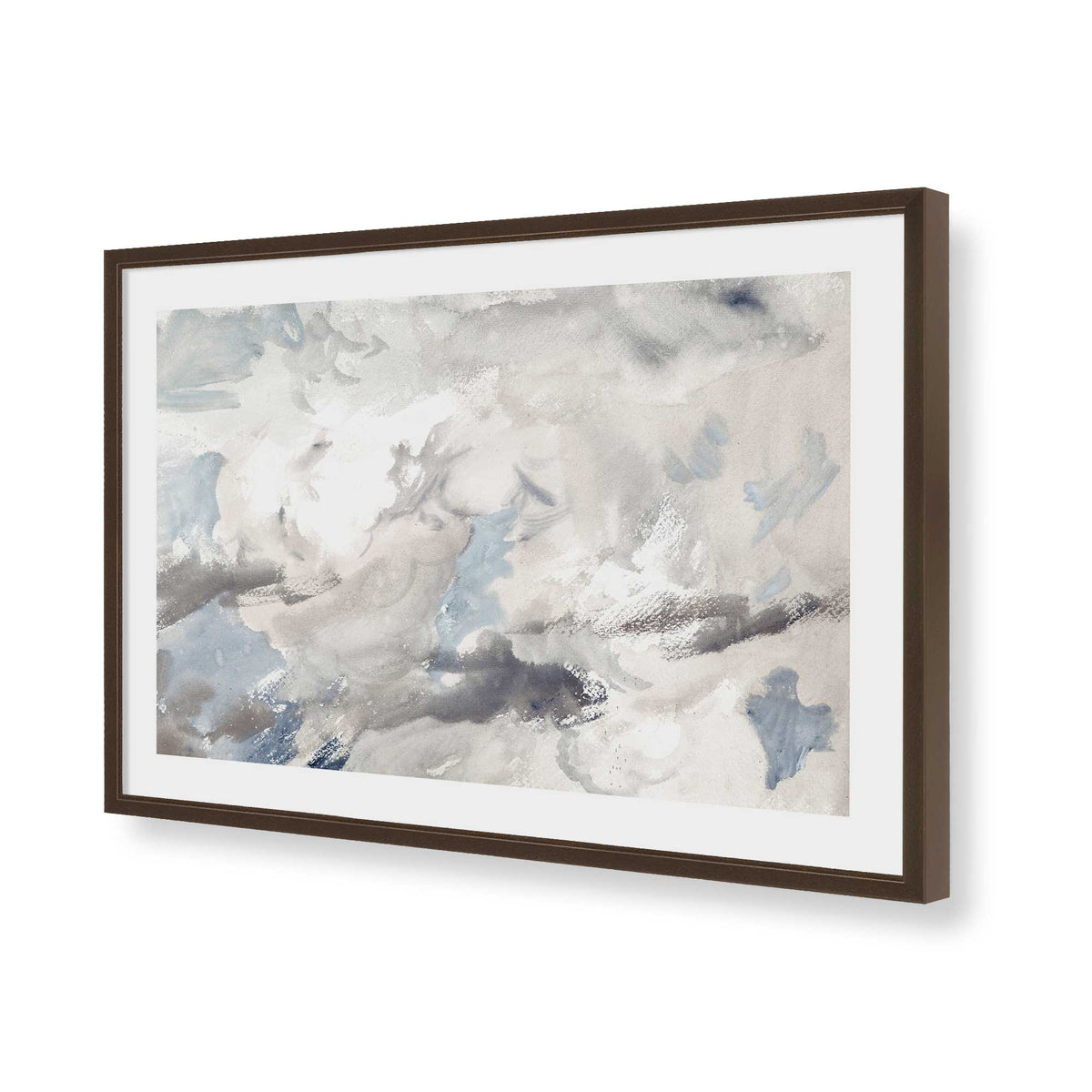 [Color:Belvinder Brown], Picture of art in a Polished Chrome frame of the corner