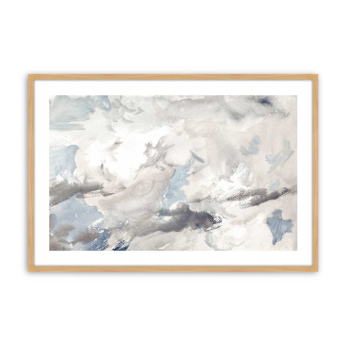 [Color:American Maple], Picture of art in a Polished Chrome frame