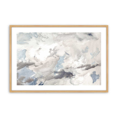 [Color:American Maple], Picture of art in a Polished Chrome frame