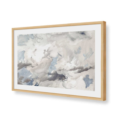 [Color:American Maple], Picture of art in a Polished Chrome frame of the corner