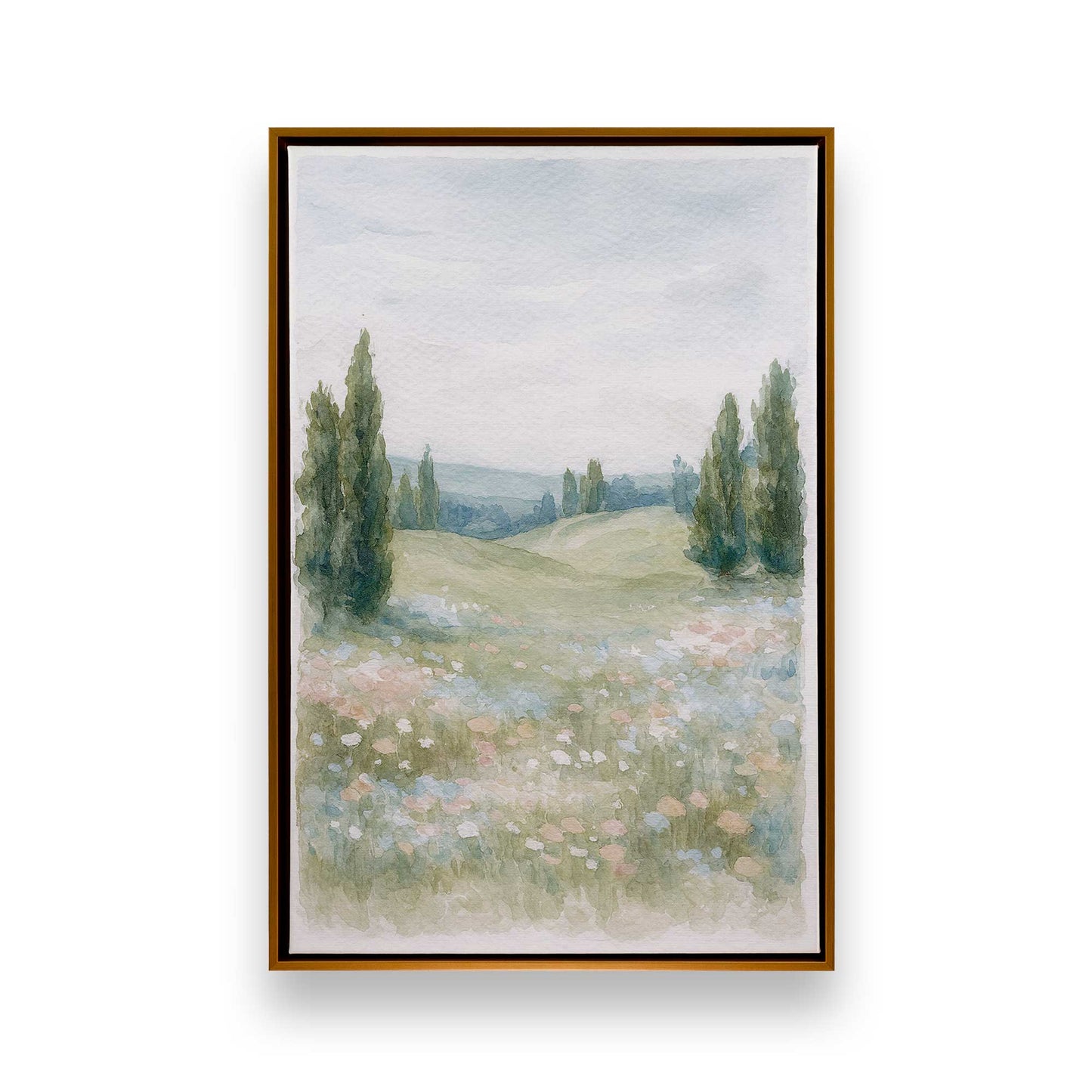 [Color:Polished Gold], Picture of art in a Polished Gold frame