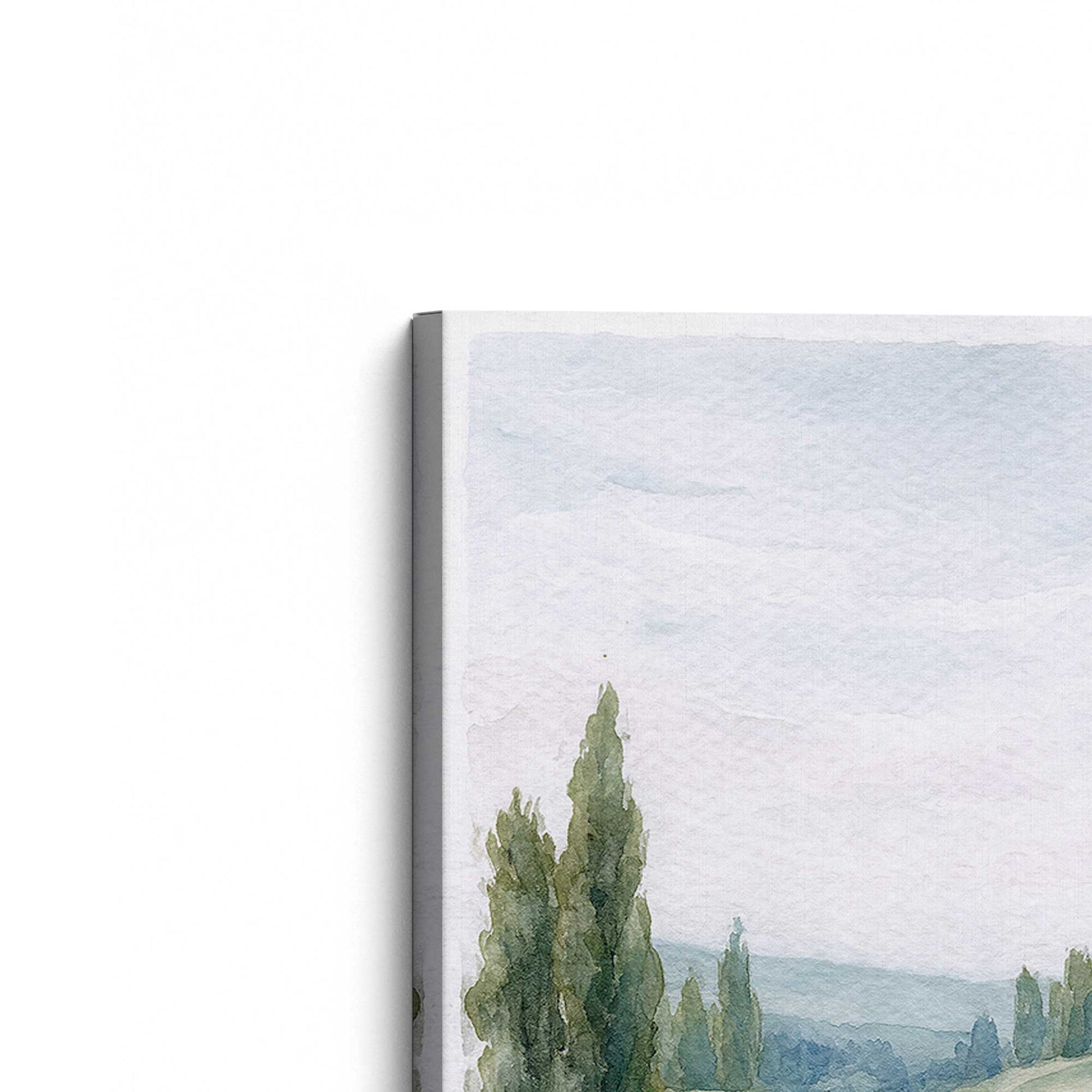 [Color:Stretched Canvas], Picture of the corner of the art