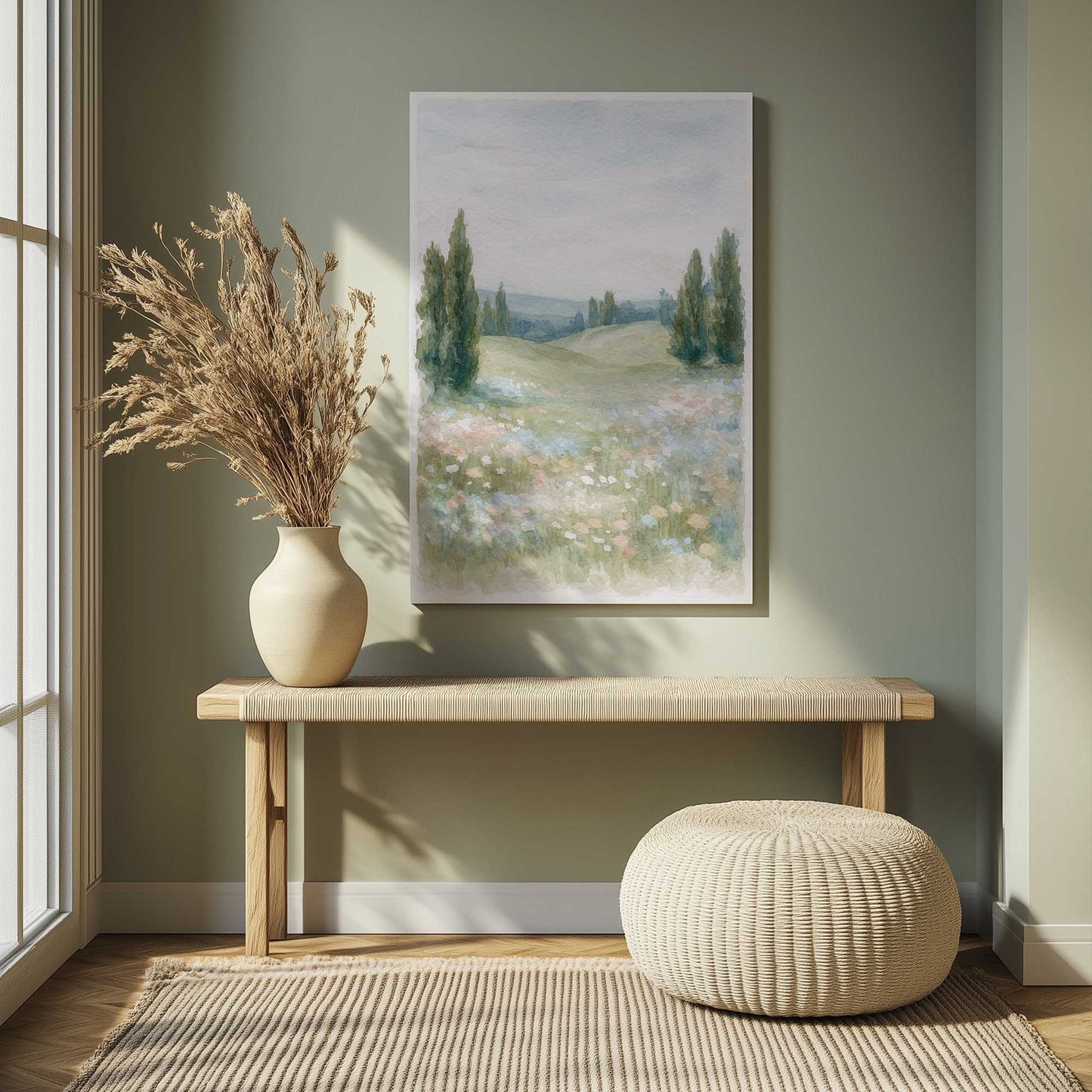 Picture of art in a room