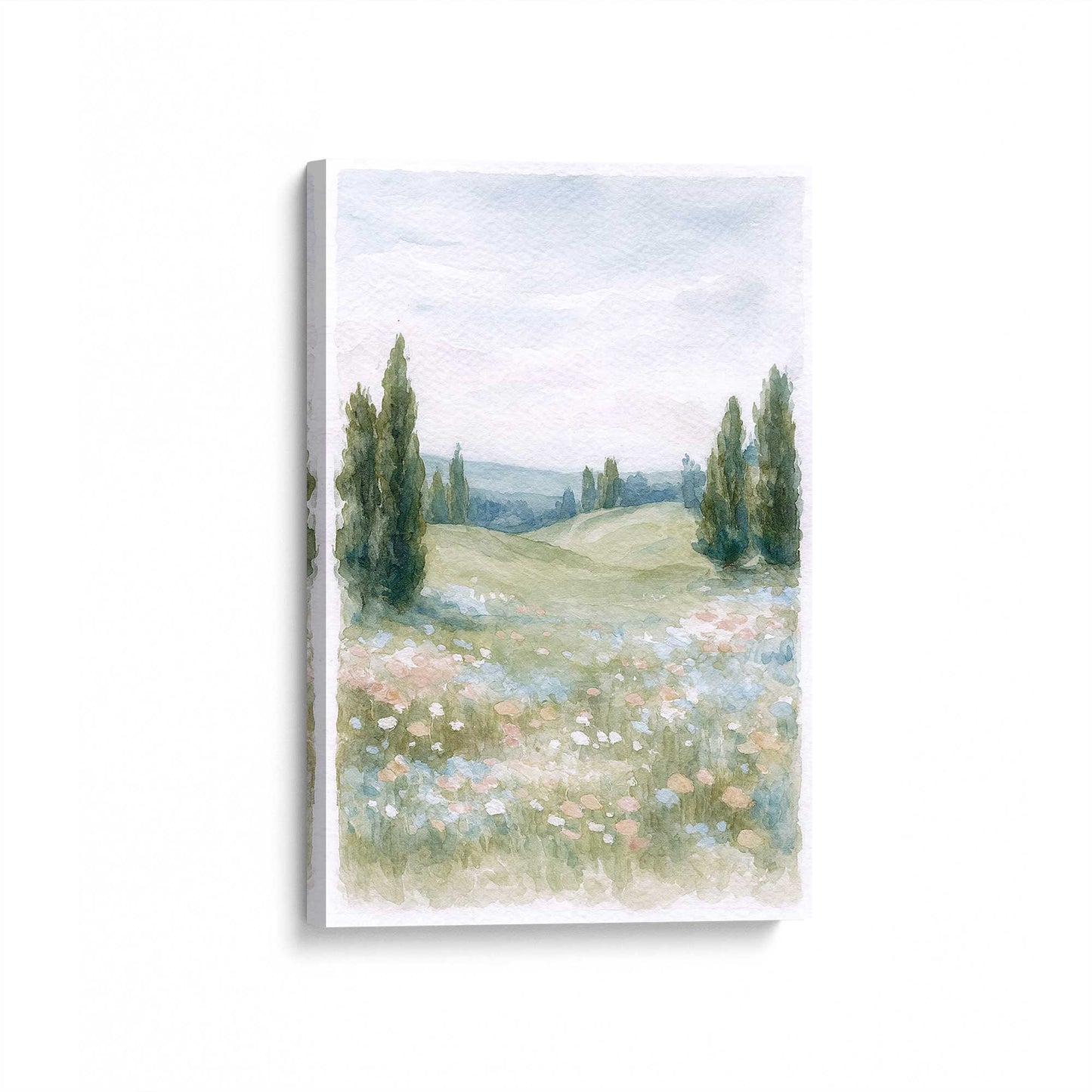 [Color:Stretched Canvas], Picture of art at an angle