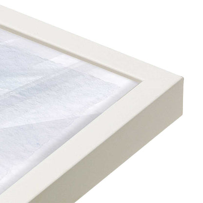 [Color:Opaque White], Picture of art in a Opaque White frame at an angle