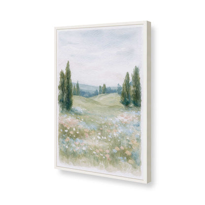 [Color:Opaque White], Picture of art in a Opaque White frame of the corner